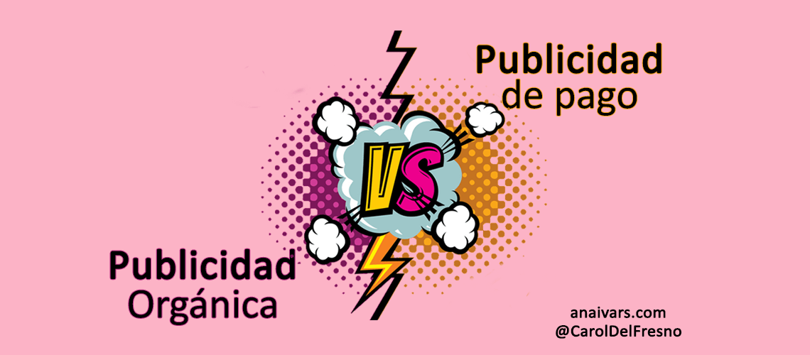 Imagen post sobre publicidad de pago u orgánica
