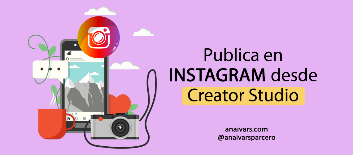 como publicar en Instagram desde creator studio